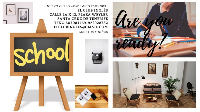Nuevo curso académico de inglés 2018-2019