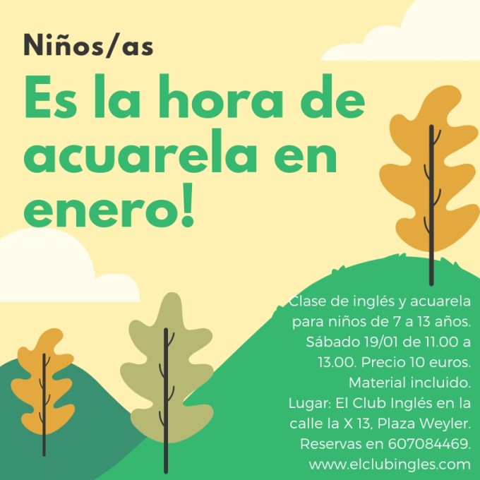 it´s acuarela time! enero