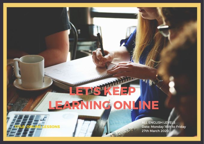 Let's keep learning online